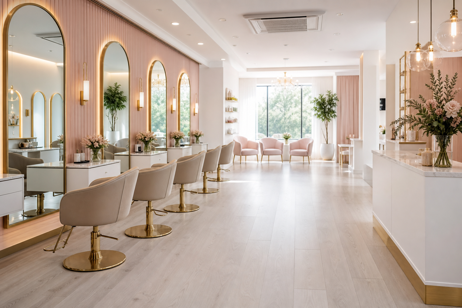 Lumière Beauty salon iç mekanı